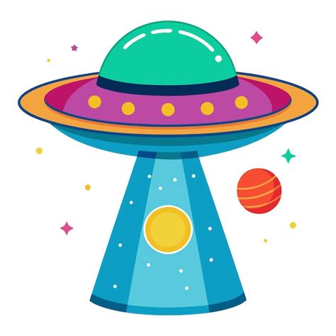 Ufo clipart vector art and illustration | Premium AI-generated vector