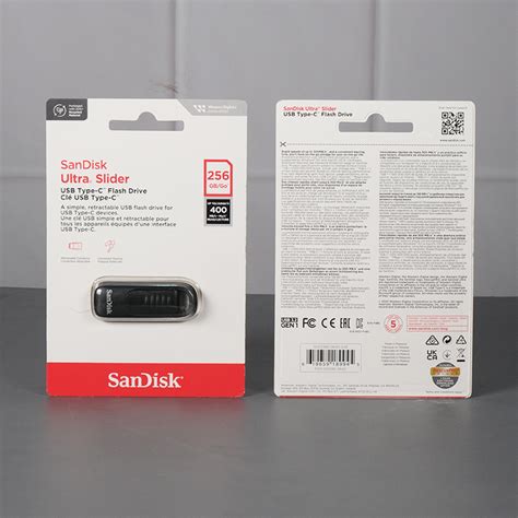 Sandisk Ultra Slider Flashdisk Usb Type C 256gb Sdcz480 Black