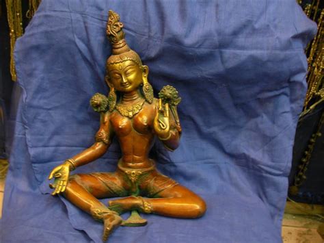 Golden Gold Plated Brass Tara Statue For Worship At Rs In New Delhi