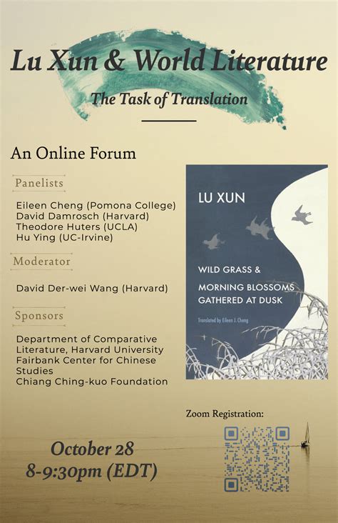 Lu Xun And World Literature The Task Of Translation Mclc Resource Center