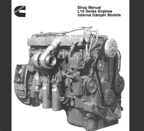 Cummins L10 Series Internal Damper Models Engine Service Repair Manual ...