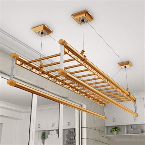 DRYING RACK Stendibiancheria A Soffitto Color Oro Asciugabiancheria Per