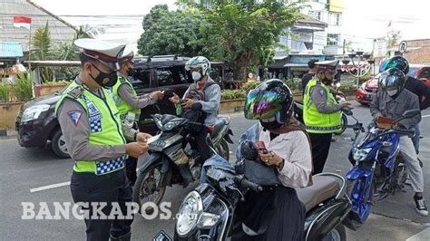 Pelanggaran Jadi Sasaran Razia Serentak Polisi Lalu Lintas Mulai