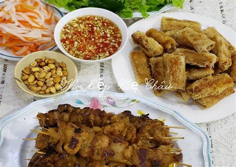 Cách Làm Món Bún Thịt Xiên Nướng Chả Giò Của QuÂn NguyỄn Cookpad