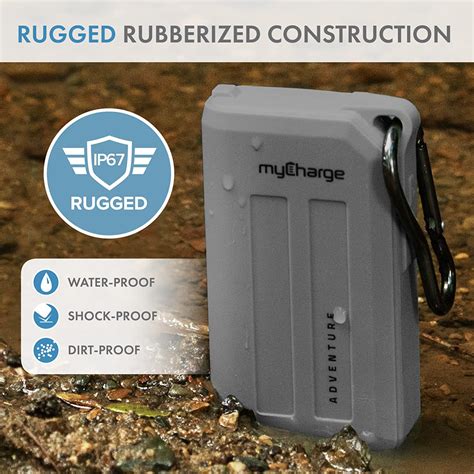 Mycharge Cargador Port Til Resistente Al Agua Bater A Interna De