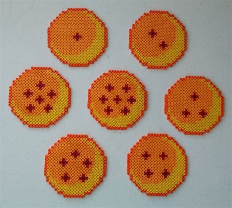 Dbz Balls Perler Bead By Kamikazekeeg On Deviantart Diy Perler Beads Perler Beads Designs