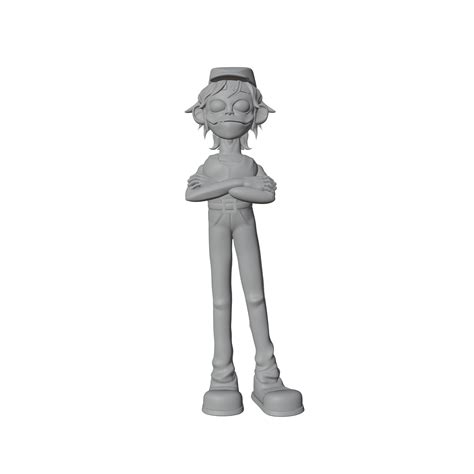 Stl File Gorillaz 2d Singer・model To Download And 3d Print・cults