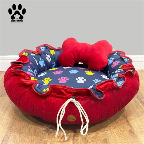 Cama para Cachorro Gato Animais de estimação Redonda Dupla Face Pet