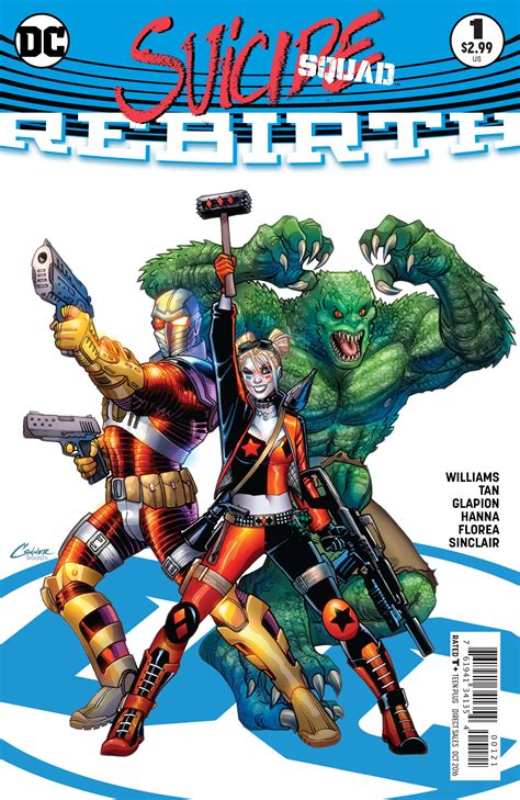 Jun160229 Suicide Squad Rebirth 1 Var Ed Previews World