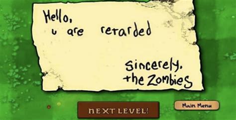 Ur Retarded Plants Vs Zombies Know Your Meme