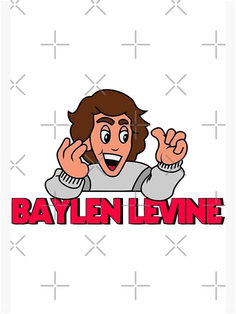 Baylen Levine Merch Baylen Levine Cartoon Poster By Mariamshopdeal