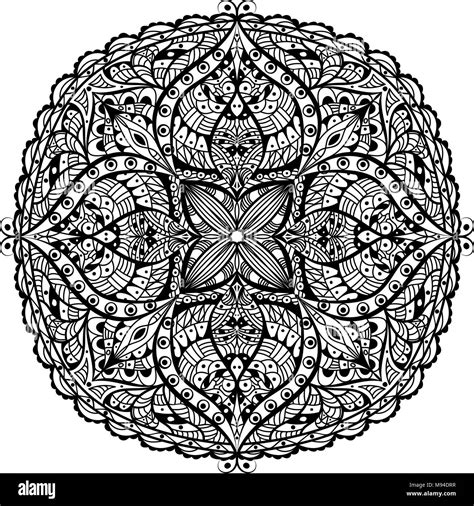 Mandala Oriental Decorative Flower Pattern Stock Vector Image Art