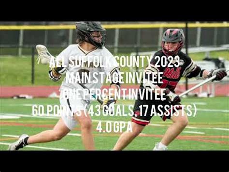 James Pagano Spring Lacrosse Highlights Youtube