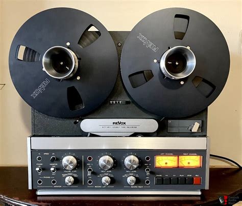 Revox B 77 MKII Half Track 7 5 And 15 IPS With Revox Nab Adapters Reel