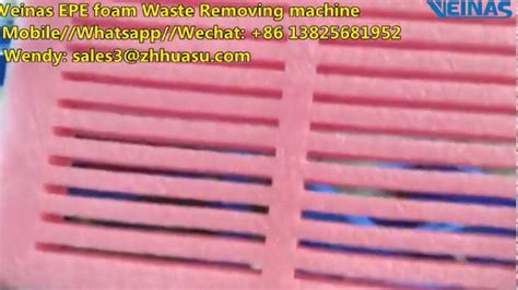 Veinas Epe Foam Sheet Waste Removing Machine Foam Sheets Epe Foam