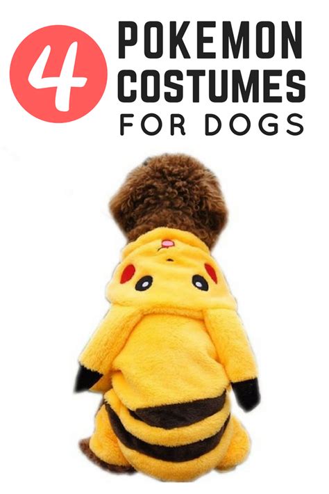 4 Pokemon Dog Costumes For Halloween: Catch 'Em All! | Dog halloween ...