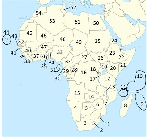 African Countries Diagram Quizlet