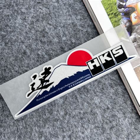 Jdm Estilo Japonês Hks Japan Mount Fuji Adesivo Refletivo Decoração De