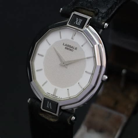 代購代標第一品牌－樂淘letao－電池新品 Seiko Lassale セイコー ラサール クォーツ 5a54 2020 変わりケース 2針 ボーイズandレディース腕時計