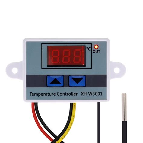 XH W3001 220VAC Digital LED Temperature Controller For Incubator