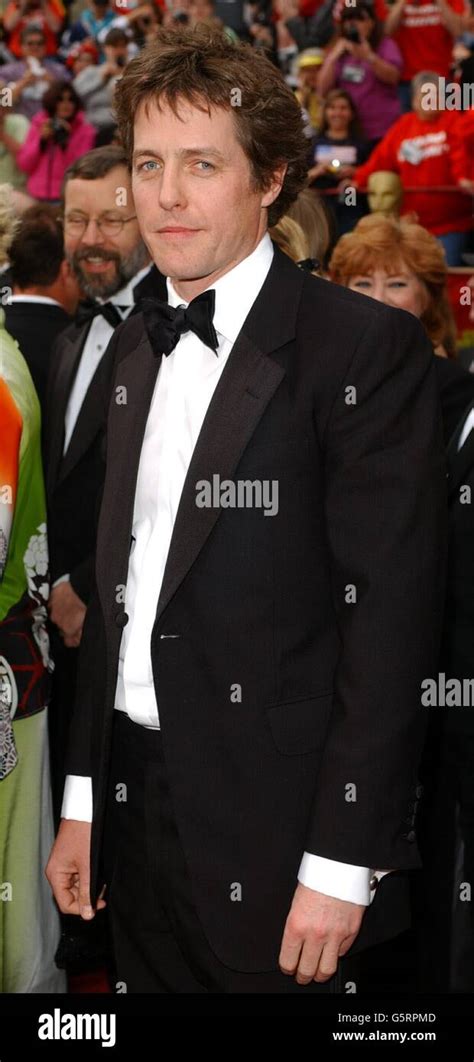 Hugh Grant arriving at the 74th Annual Academy Awards (Oscars) at the ...