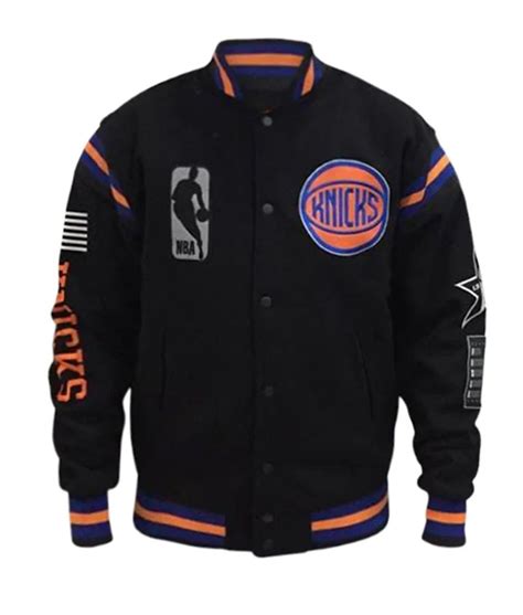 New York Knicks Black History Collection Flight Black Jacket