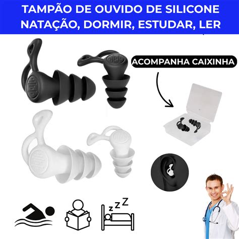 Tampa De Ouvido Para Dormir - Tampão de Ouvido Protetor Auricular Antirúido Abafador para Dormir ...