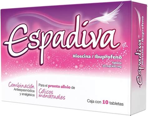 Espadiva Butilhioscina Con Ibuprofeno Caja Con Tabletas Para El