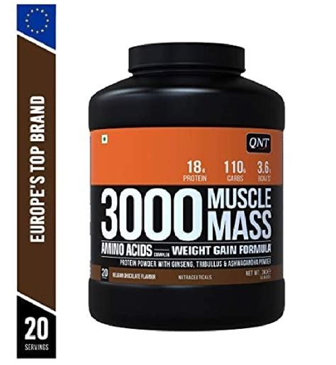 Qnt 3000 Muscle Mass Weight Gain 3 Kg 66lbs Prescription At Rs 2550jar In New Delhi