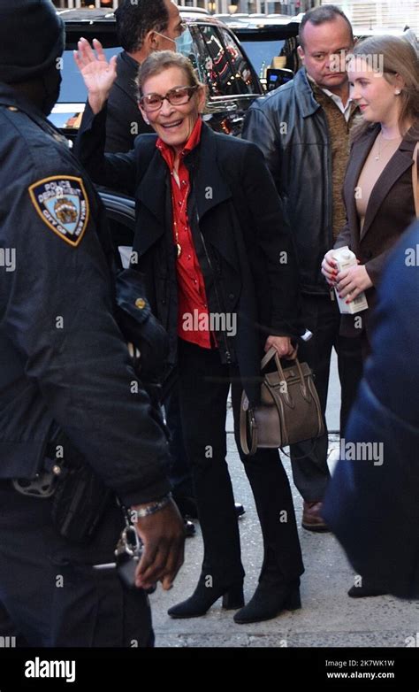 New York NY Oct 19: Judge Judy and her grandaughter Sarah Rose arrive ...