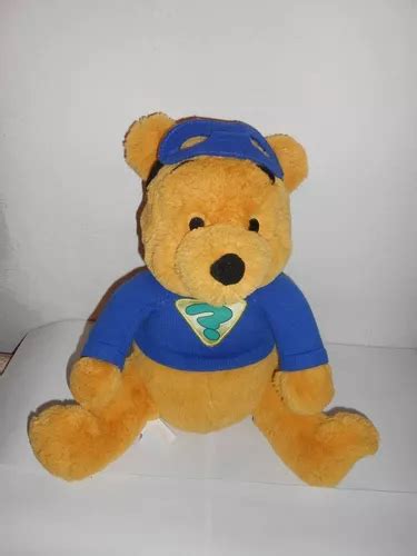 Peluche Winnie Pooh Super Detective De Disney Store 36 Cms MercadoLibre