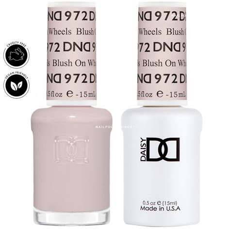 Dnd Duo Gel And Nail Polish Set Retro Earth Scape Collection Blush On Wheels 972 2 X 15ml Nail