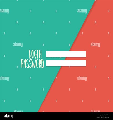 Background With Login And Password Modern Material Design Abstract