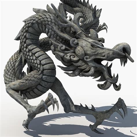 asian dragon sculpture sculpt max