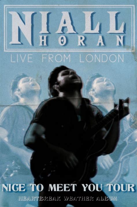 Niall Horan Tour Poster Made By Me In 2021 One Direction Posters