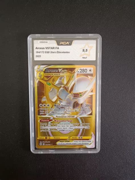 CARTE POKEMON ARCEUS VSTAR Gold 184 172 Stars Étincelantes PCA 9 5 EUR