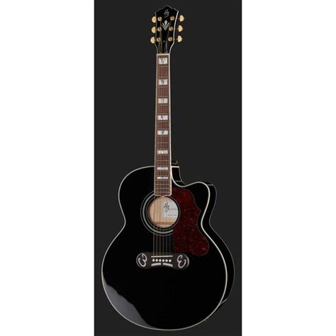 Guitare Acoustique Harley Benton Hb Custom Line King Ce Bk Test Avis