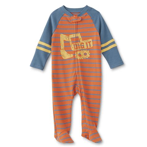 Little Wonders Newborn Boys Sleeper Pajamas Dig It