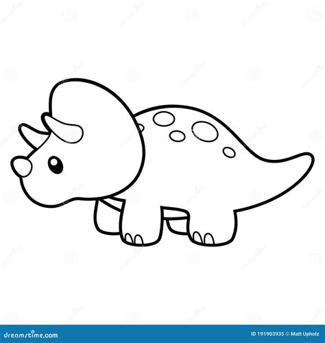 Triceratops Coloring Page