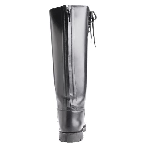 Intapol Police Motorcycle Boots with Zipper Back (Wide Ca...