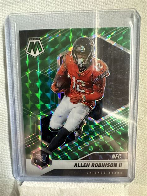 2021 Panini Mosaic NFC Allen Robinson II Green Mosaic Prizm 220 Chicago