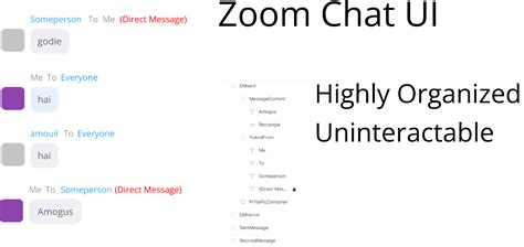 Zoom Chat Ui Figma