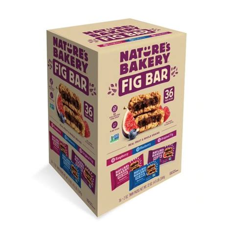 Natures Bakery Whole Wheat Fig Bar Variety Pack Snack Delivery Non Perishable Foods Costco