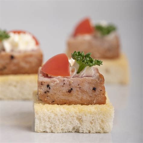 Seared Tuna Canape | French Bakery Dubai