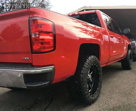 2015 Chevrolet Silverado 1500 With 20x10 24 Fuel Maverick And 3312