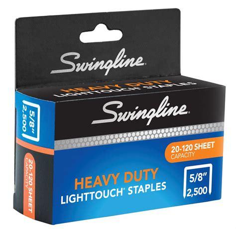 SWINGLINE HEAVY DUTY STAPLES 15 16 160 210 SHEET 1 000 Lápiz Papel