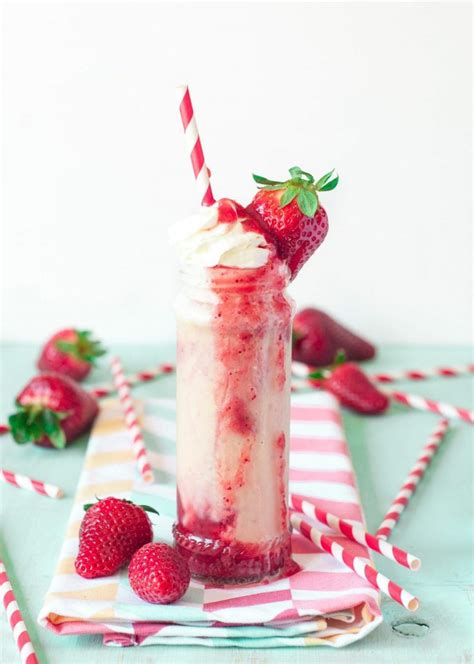 Milkshake De Morango — Be Nice Make A Cake