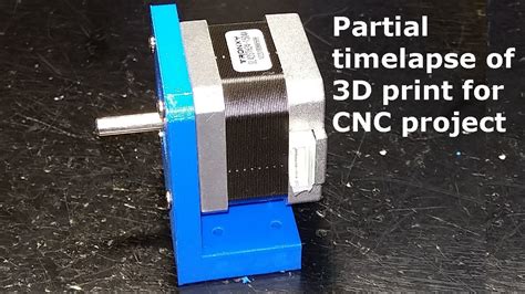 3d Printing A New Stepper Motor Mount From Cnc Project Youtube