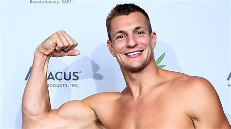 A Completely Shredded Gronk Spent Sunday Shirtless Leading A Workout In Boston With His