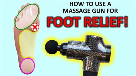 How To Use A Massage Gun For Foot Relief Plantar Fasciitis YouTube